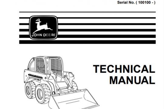 John Deere 240 and 250 Skid Steer Technical Manual