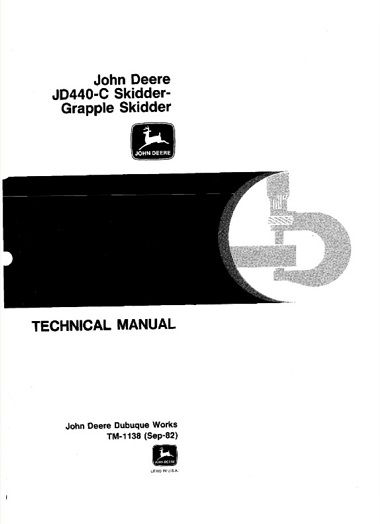 John Deere JD440-C Skidder Pdf Manual