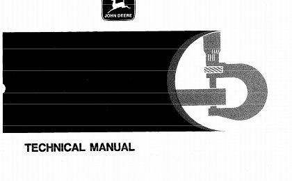 John Deere JD300-B Loader, Backhoe Loader Technical Manual