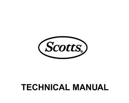 John Deere S2048, S2348, S2554 Scotts Yard & Garden Tractors Technical Manual